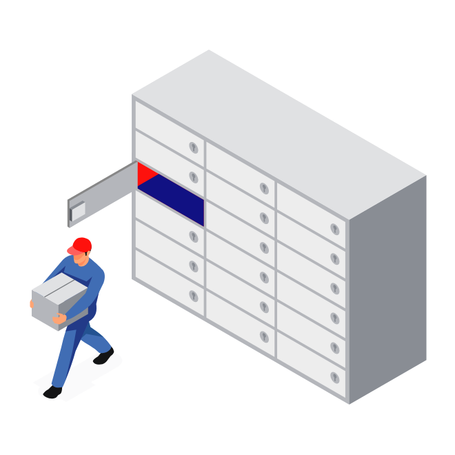 سرویس لاکر هوشمند جابار برای پذیرش (نقطه قبول)